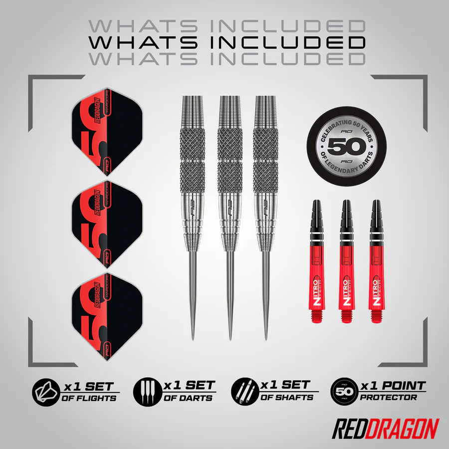Red Dragon Grizzly 2 85% Tungsten Steel Tip Darts