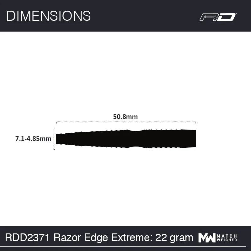 Red Dragon Razor Edge Extreme 90% Tungsten Darts
