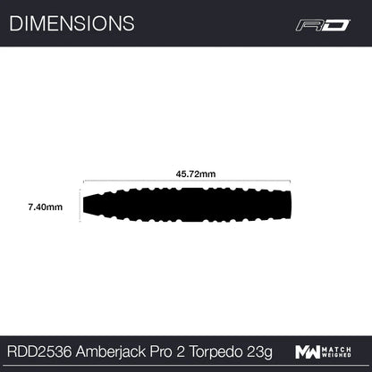 Red Dragon Amberjack Pro 2 90% Tungsten Darts