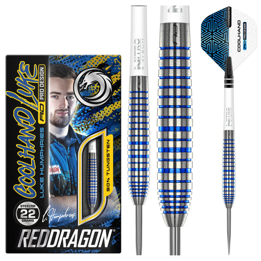 Luke Humphries TX3 Cool Blue S.E 90% Tungsten Darts
