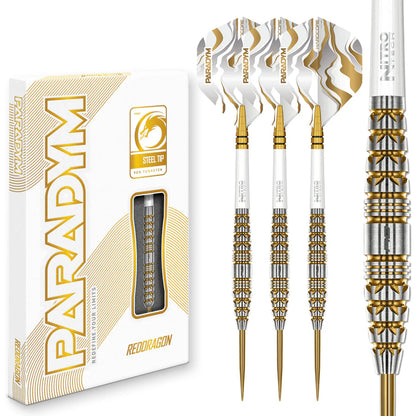 Red Dragon Paradym Gold Torpedo 90% Tungsten Steel Tip Darts
