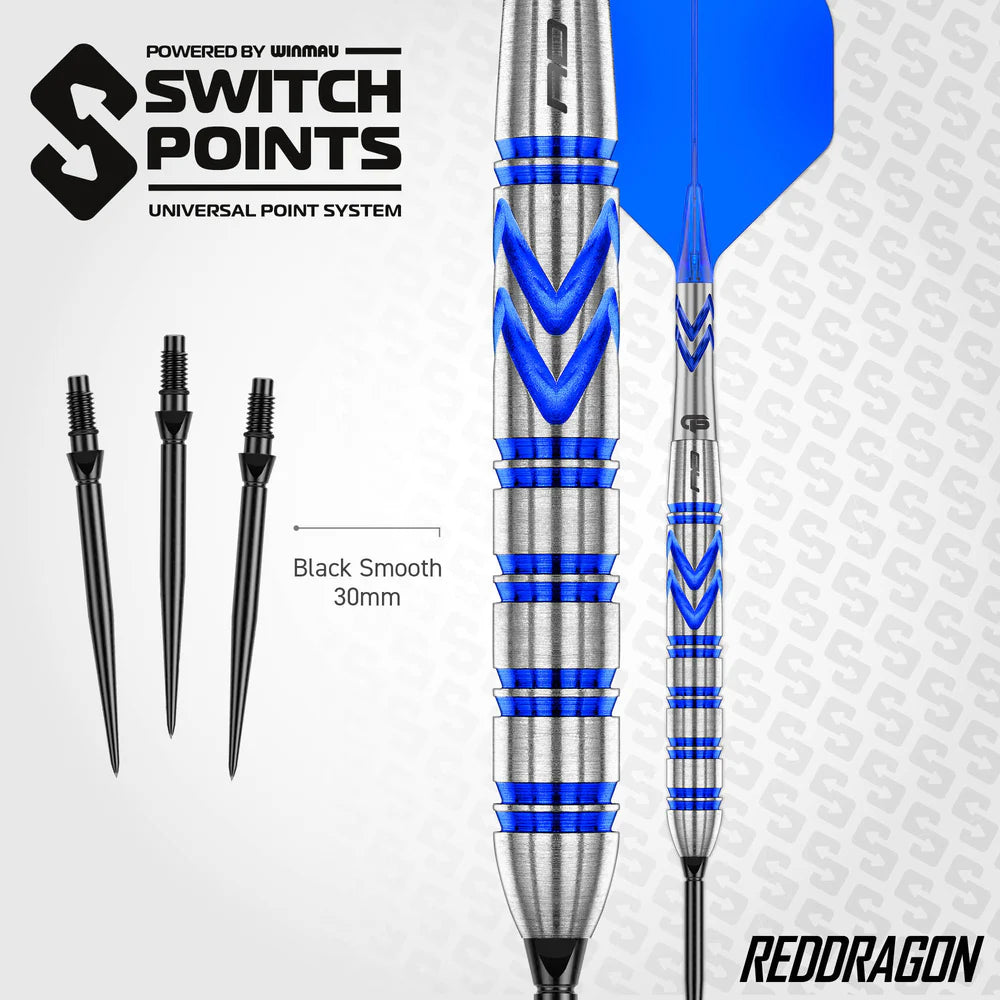 Red Dragon Gerwyn Price Iceman Blue 90% Switch Point Darts