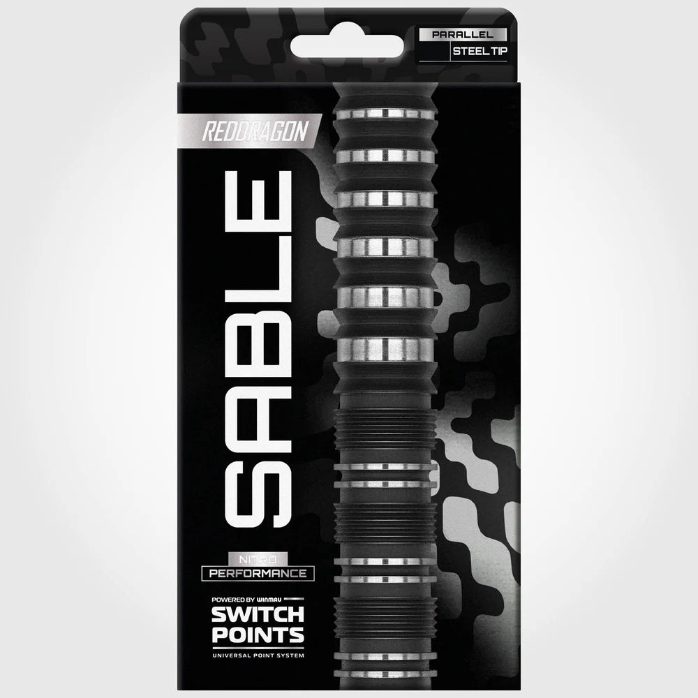 Red Dragon Sable 01 - 90% Tungsten Steel Tip Darts | Switch Point