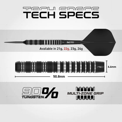 Red Dragon Sable 01 - 90% Tungsten Steel Tip Darts | Switch Point