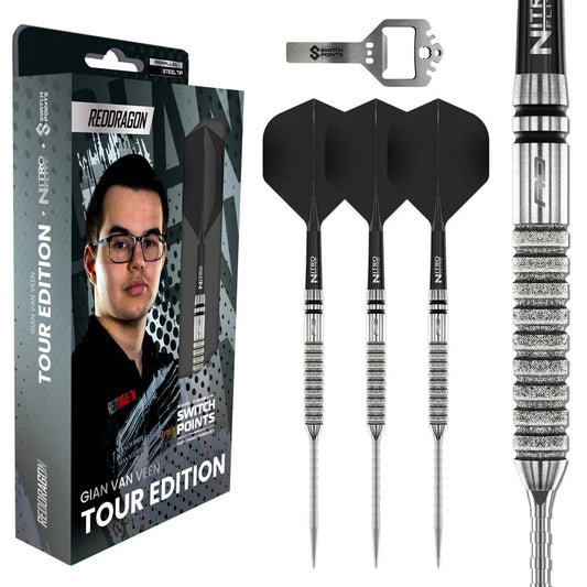 Red Dragon Gian van Veen TE 90% Switch Point Darts