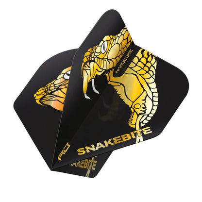 Peter Wright Gold Snake Hardcore Premium Standard Dart Flights