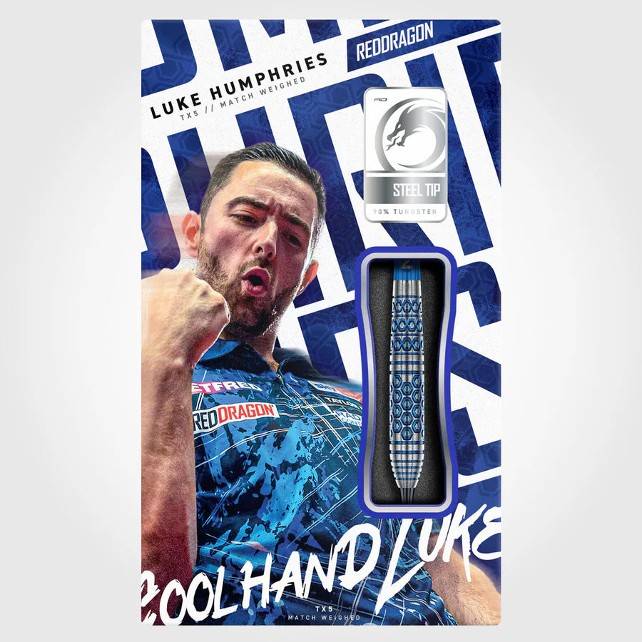 Red Dragon Luke Humphries TX5 90% Tungsten Steel Tip Darts