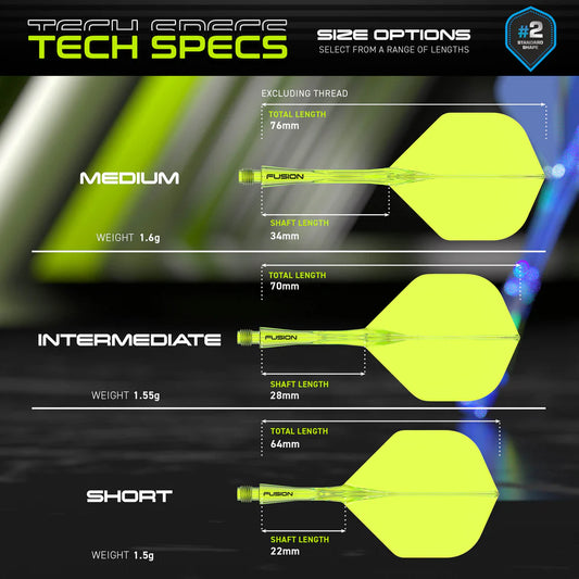 Winmau Fusion #2 Integrated Flight & Stem