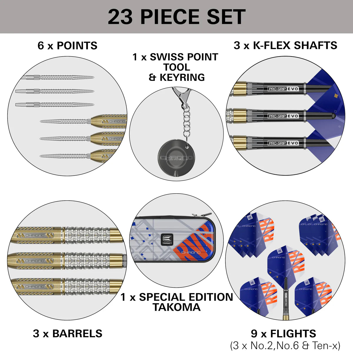Raymond Van Barneveld Chrono SP Darts