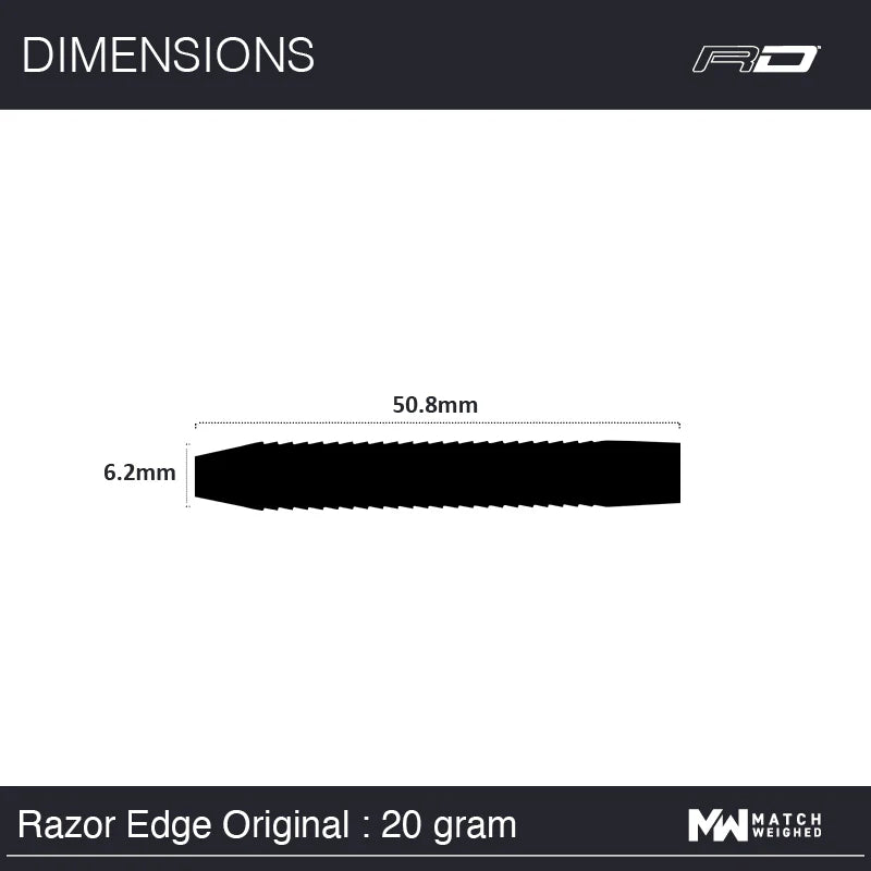 Red Dragon Razor Edge Original 85% Tungsten Darts