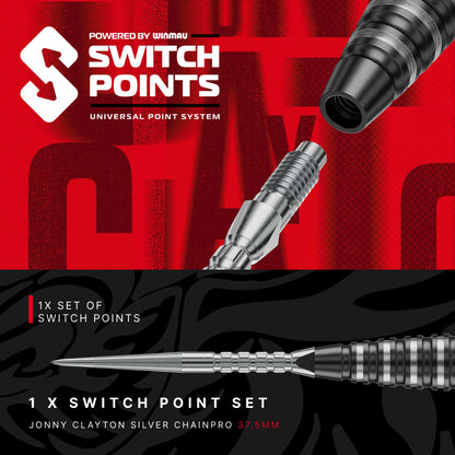 RD-PRO Jonny Clayton 90% Switch Point Darts