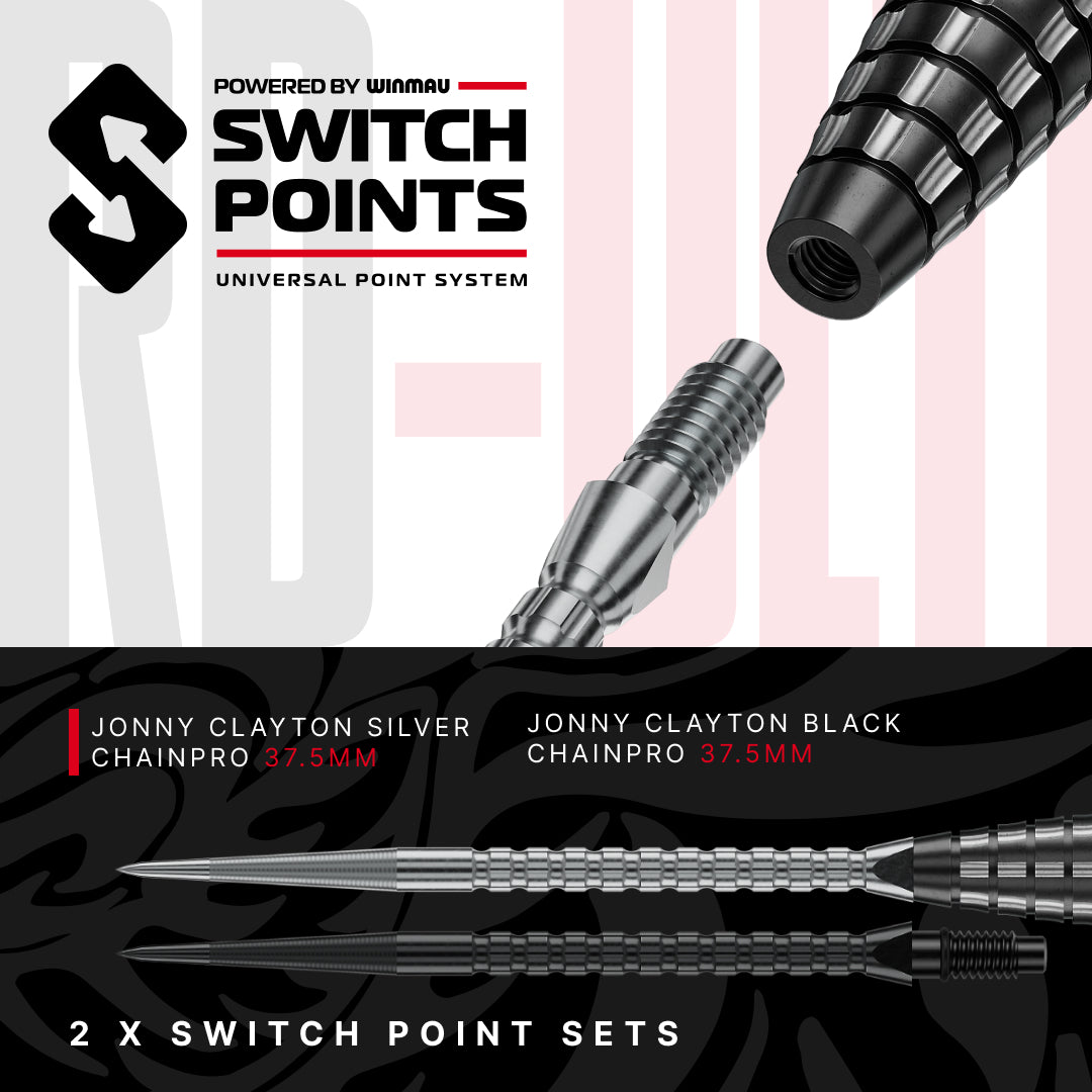 RD-ULTRA Jonny Clayton 90% Switch Point Darts