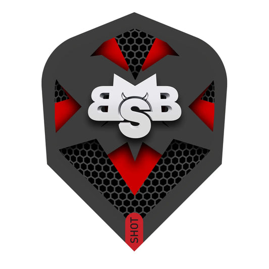 Shot Michael Smith Tenacious Standard No6 Dart Flights