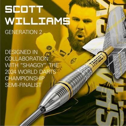 Scott Williams G2 90% Tungsten SP Darts