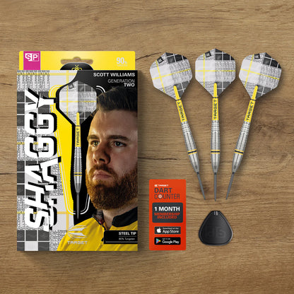 Scott Williams G2 90% Tungsten SP Darts