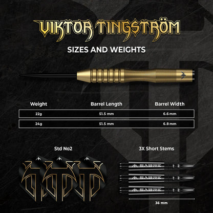Mission Viktor Tingstrom 90% Tungsten Darts