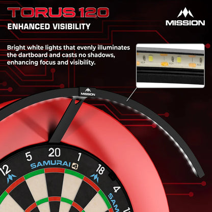 Mission Torus 120° Dartboard Lighting System