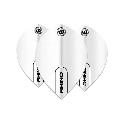 Winmau White Rhino Pear Darts Flights