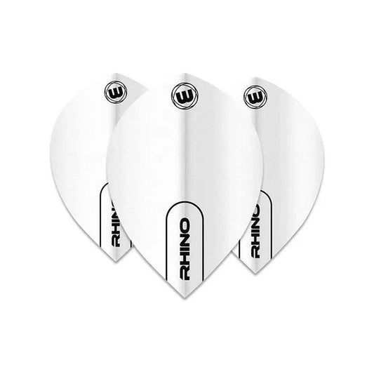 Winmau White Rhino Pear Darts Flights