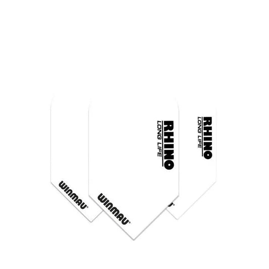 Winmau Rhino Slim White Dart Flights