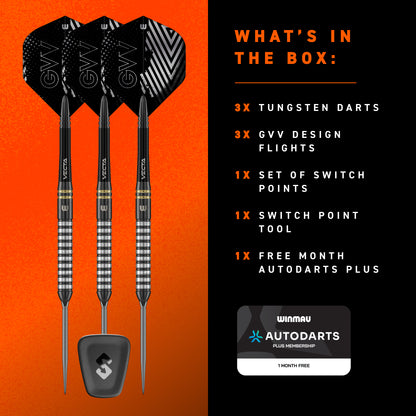 Winmau Gian van Veen TS 90% Switch Point Darts