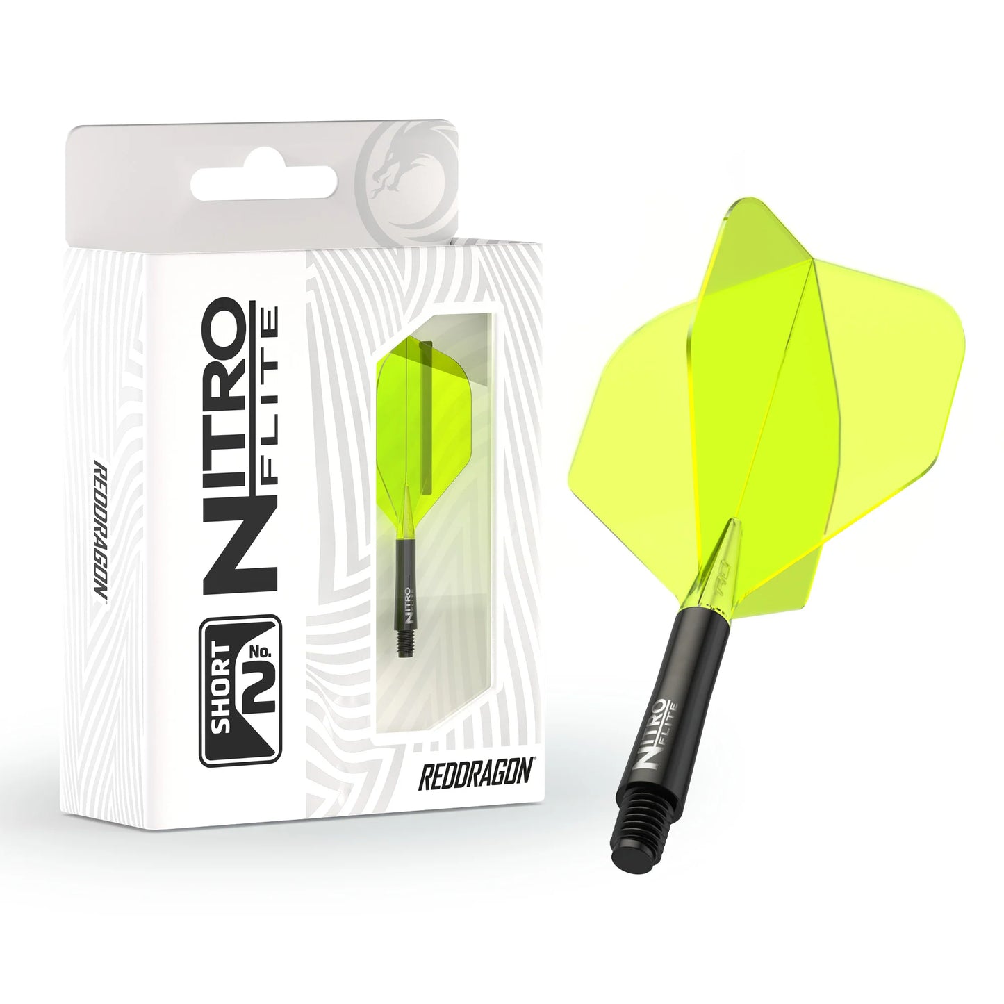 Red Dragon Nitro Flite - Integrated Flight and Shaft Black & Yellow