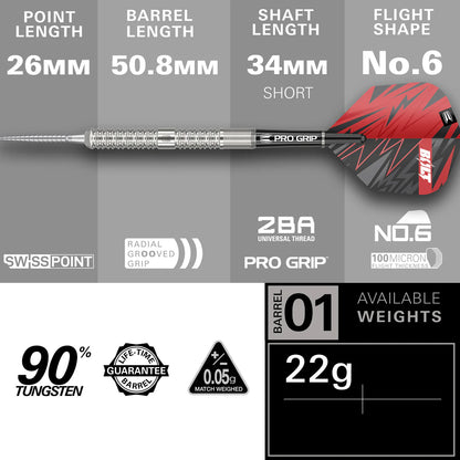Sebastian Bialecki SP 90% Tungsten Darts