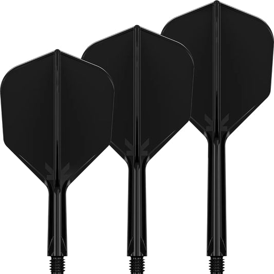 Black K-Flex No6 Darts Flights