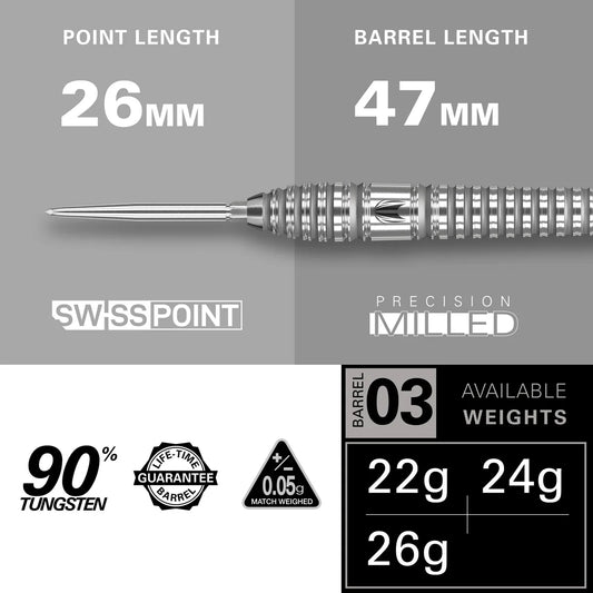 Target Bolide 03 SP 90% Tungsten Darts