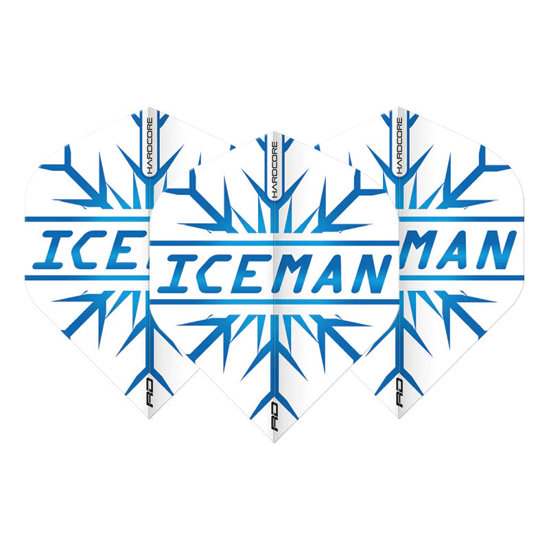 Gerwyn Price Blue Snowflake Hardcore Standard Darts Flights