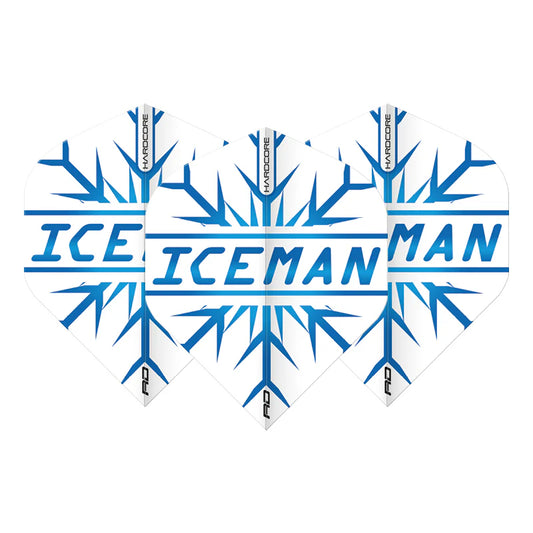 Gerwyn Price Blue Snowflake Hardcore Standard Darts Flights