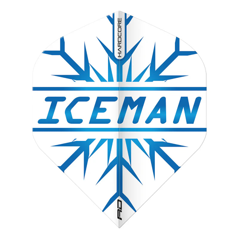 Gerwyn Price Blue Snowflake Hardcore Standard Darts Flights