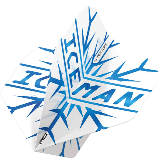 Gerwyn Price Blue Snowflake Hardcore Standard Darts Flights