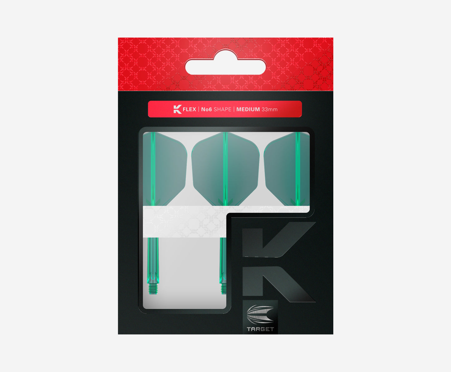 Green K-Flex No6 Darts Flights