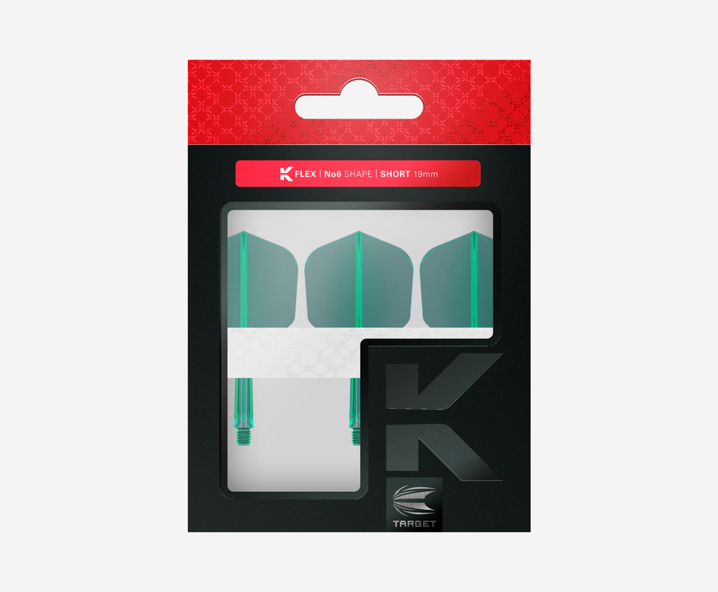 Green K-Flex No6 Darts Flights