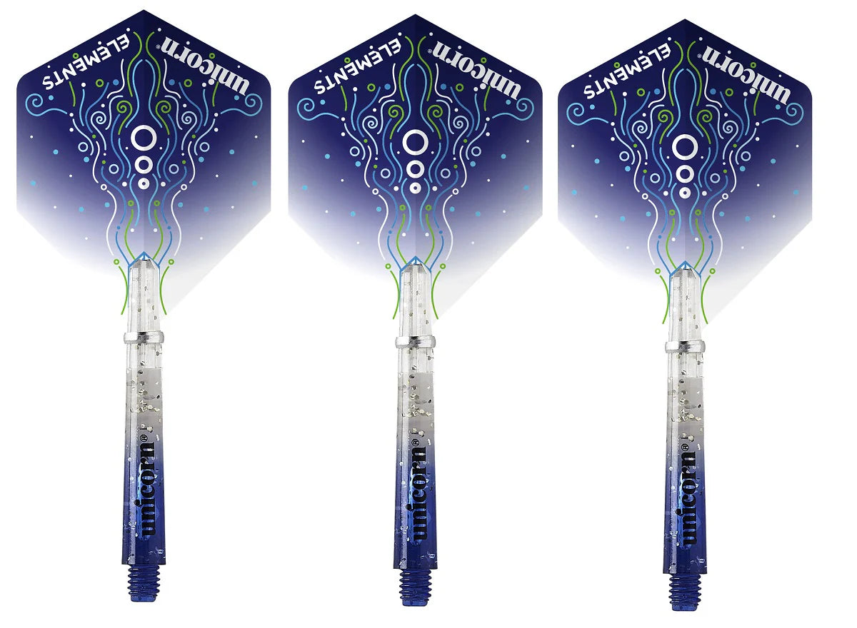 Unicorn Element Hydrostorm Combo Pack Dart Flights + Shafts