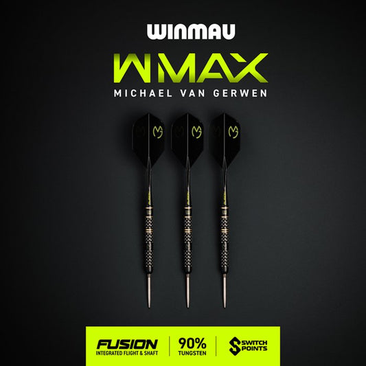 Winmau Michael van Gerwen MVG W Max Switch Point 90% Tungsten Darts