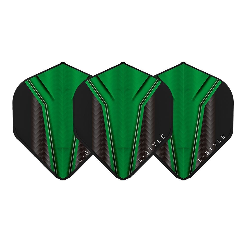 L-Style Champagne L1 EZ Standard Inception Green - Dart Flights