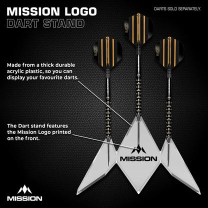 Mission Acrylic 3 Dart Display Stand
