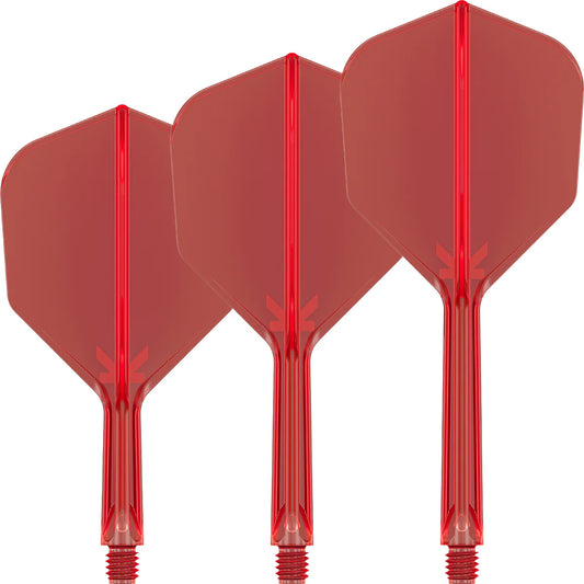 Red K-Flex No6 Darts Flights