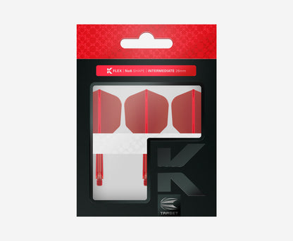 Red K-Flex No6 Darts Flights