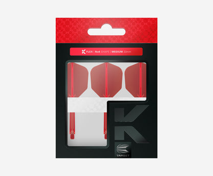Red K-Flex No6 Darts Flights