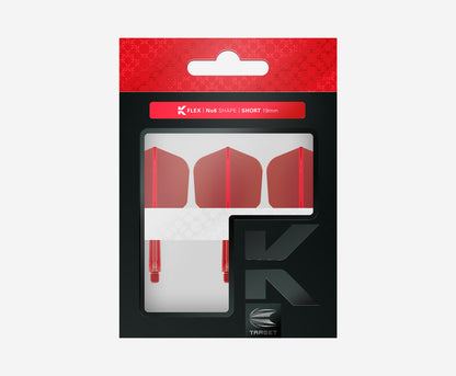 Red K-Flex No6 Darts Flights