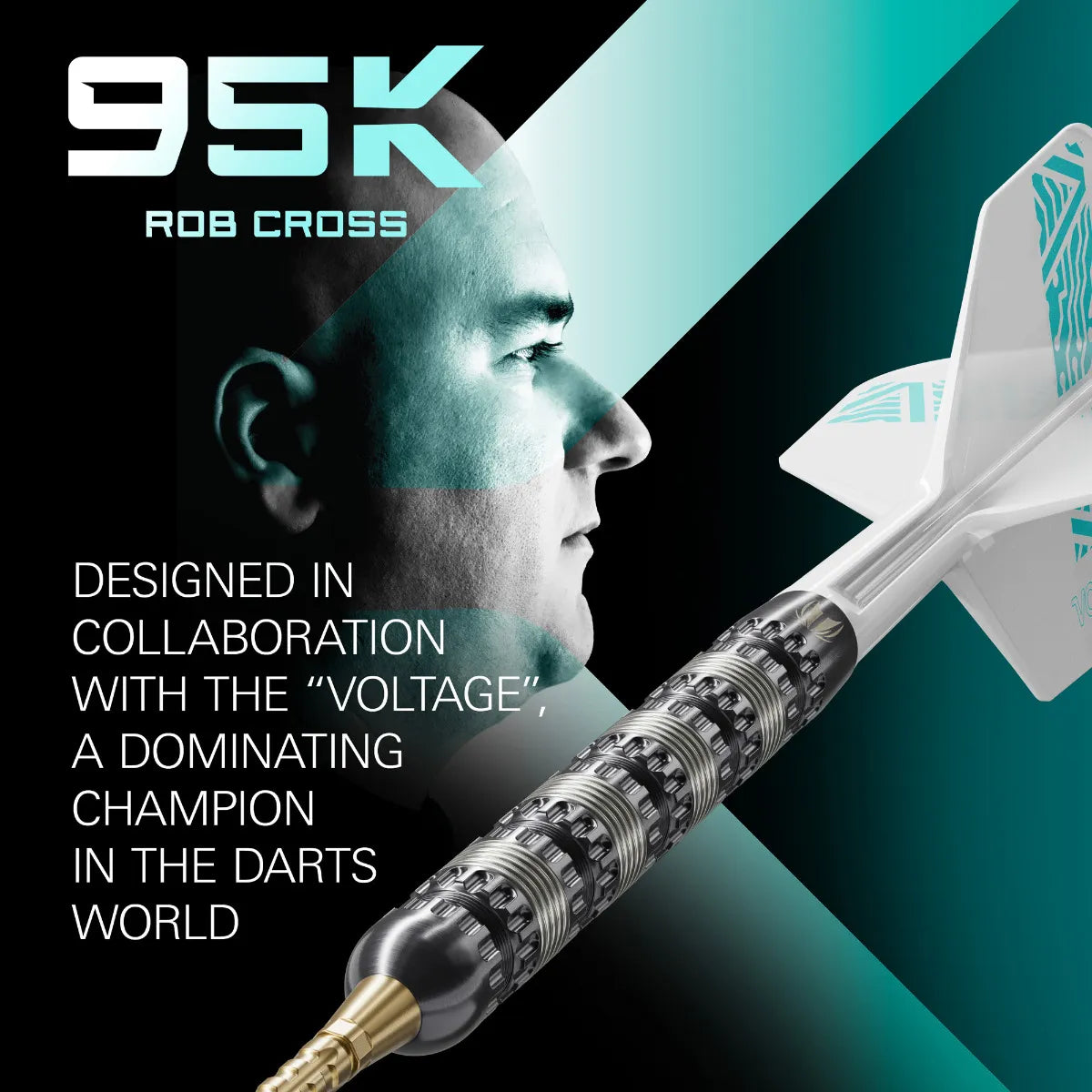 Rob Cross 95K 95% Tungsten Swiss Point Darts