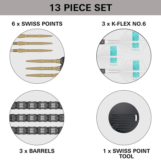 Rob Cross 95K 95% Tungsten Swiss Point Darts