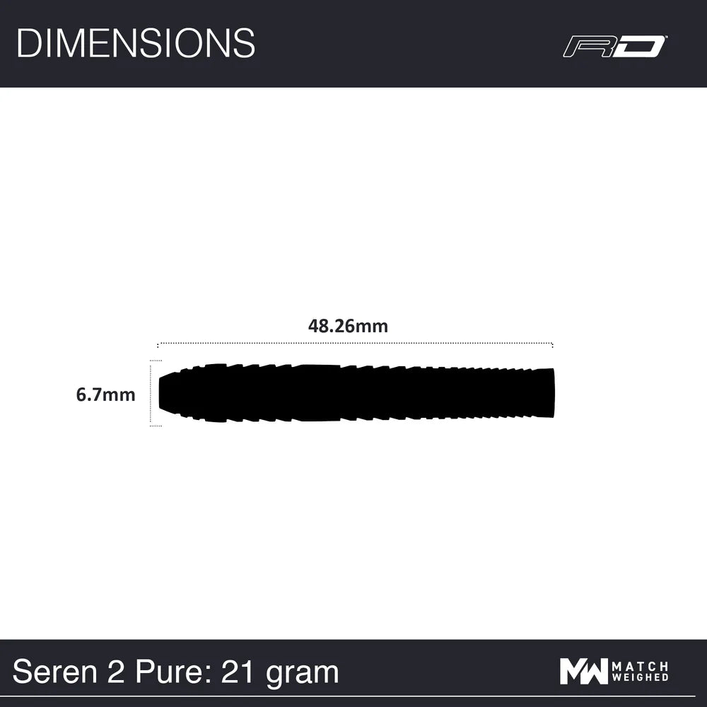 Red Dragon Seren 2 Pure 90% Tungsten Darts