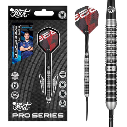 Shot Pro Series Niels Zonneveld 2.0 Turbo Point 90% Tungsten Steel Tip Darts