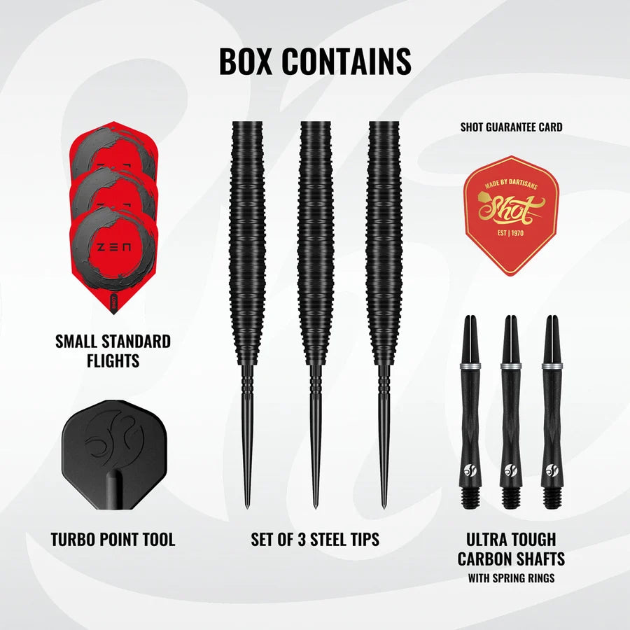 Shot Zen Missile Turbo Point 90% Tungsten Steel Tip Darts