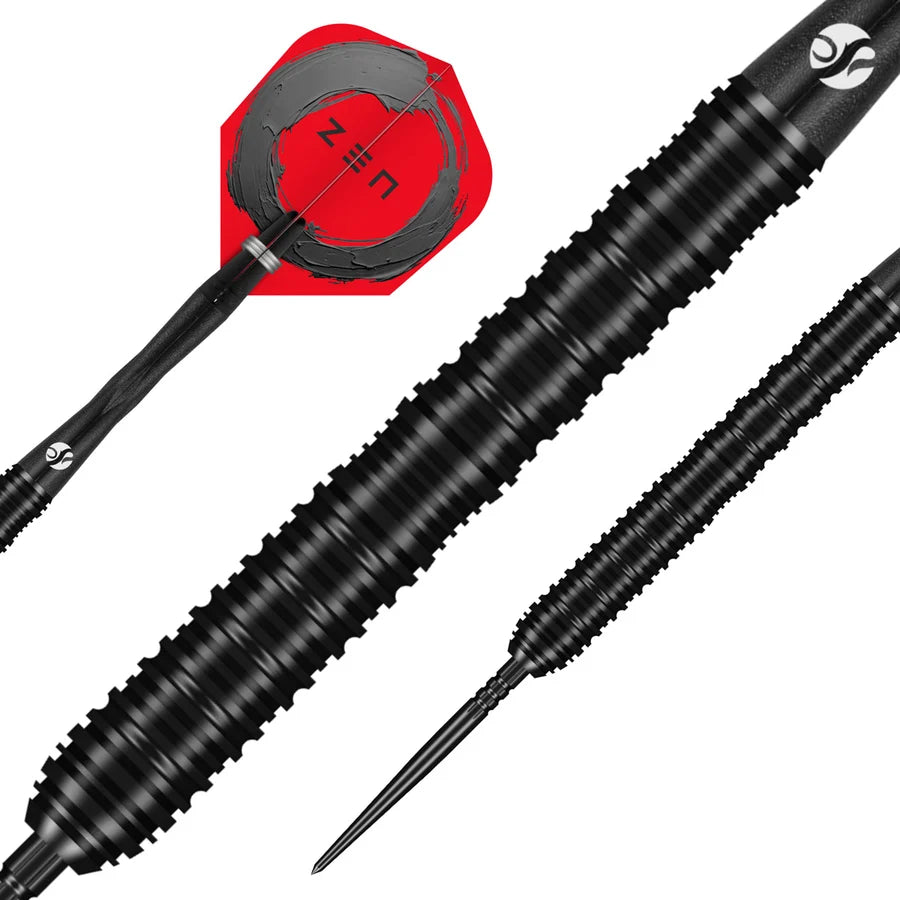 Shot Zen Straight Turbo Point 90% Tungsten Steel Tip Darts