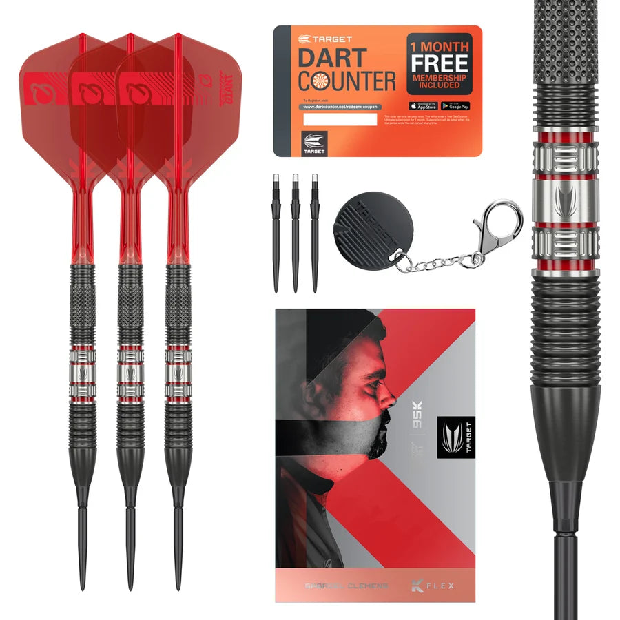 Gabriel Clemens 95K 95% Tungsten SP Steel Tip Darts